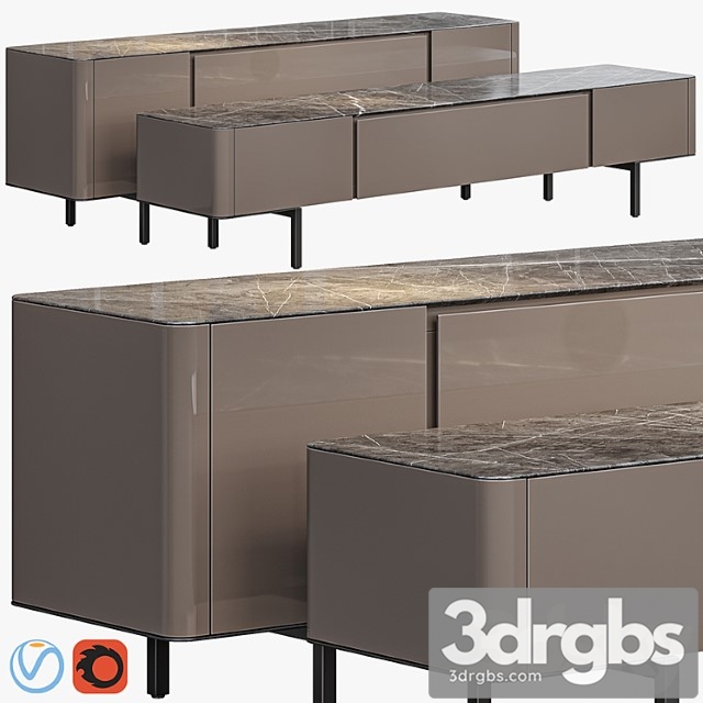 Minotti lou sideboard 2020 - thumbnail 1