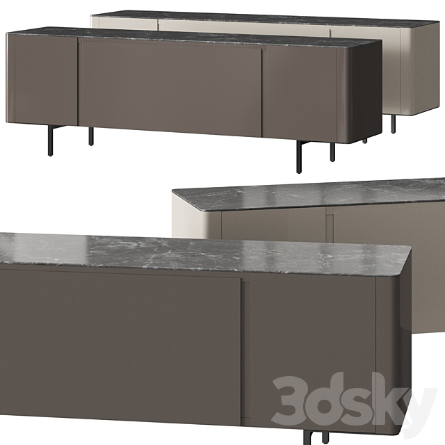 Minotti lou sideboard 3DSMax File - thumbnail 1