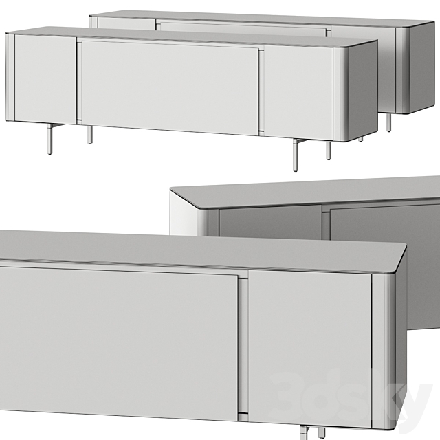 Minotti lou sideboard 3DSMax File - thumbnail 2