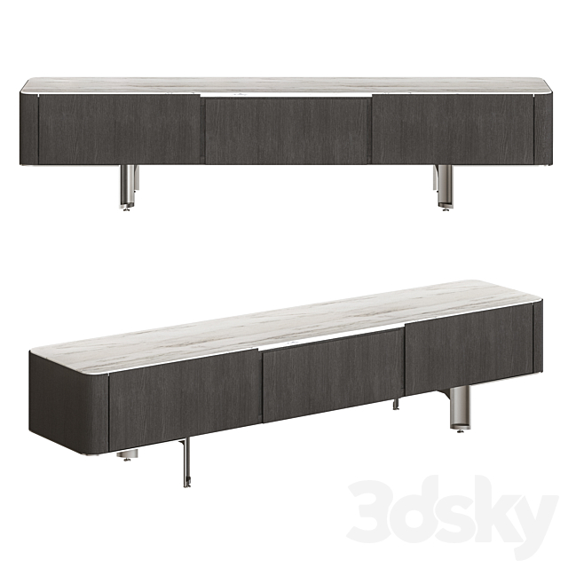 Minotti Lou Sideboard 3DSMax File - thumbnail 1