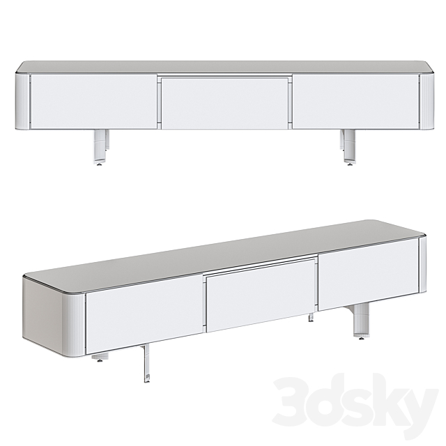 Minotti Lou Sideboard 3DSMax File - thumbnail 2