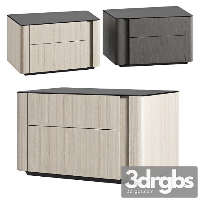 Minotti nightstand lou - thumbnail 1