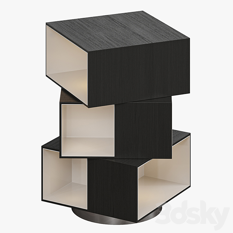 MINOTTI PAGE BOOKCASE 3DS Max - thumbnail 2