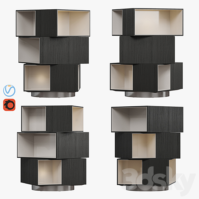 MINOTTI PAGE BOOKCASE 3DSMax File - thumbnail 1