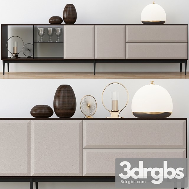 Minotti sideboard 2 3dsmax Download - thumbnail 1