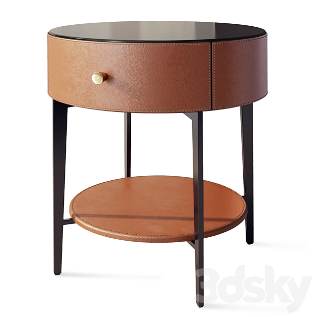 Modern bedside table Chester Moby Puerto Decor Diva 3DS Max Model - thumbnail 2