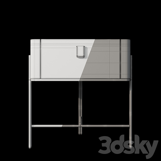 Modern bedside table Chester Moby Puerto Decor Diva 3DS Max Model - thumbnail 7