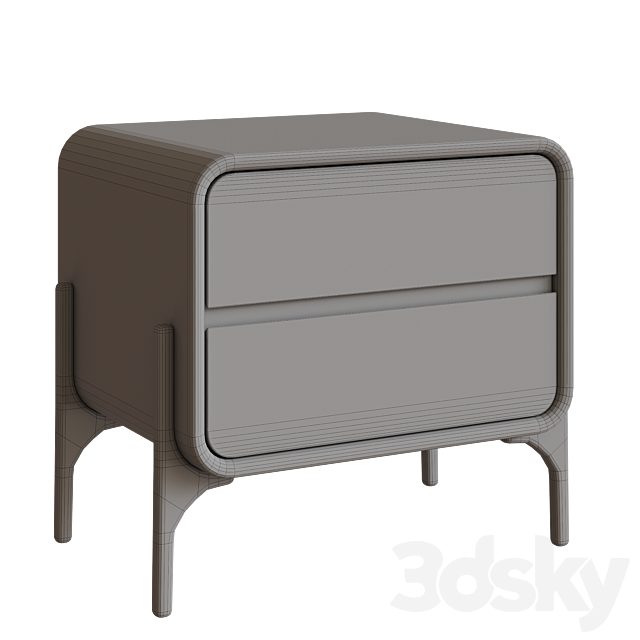 Modern Nightstand 3DSMax File - thumbnail 7