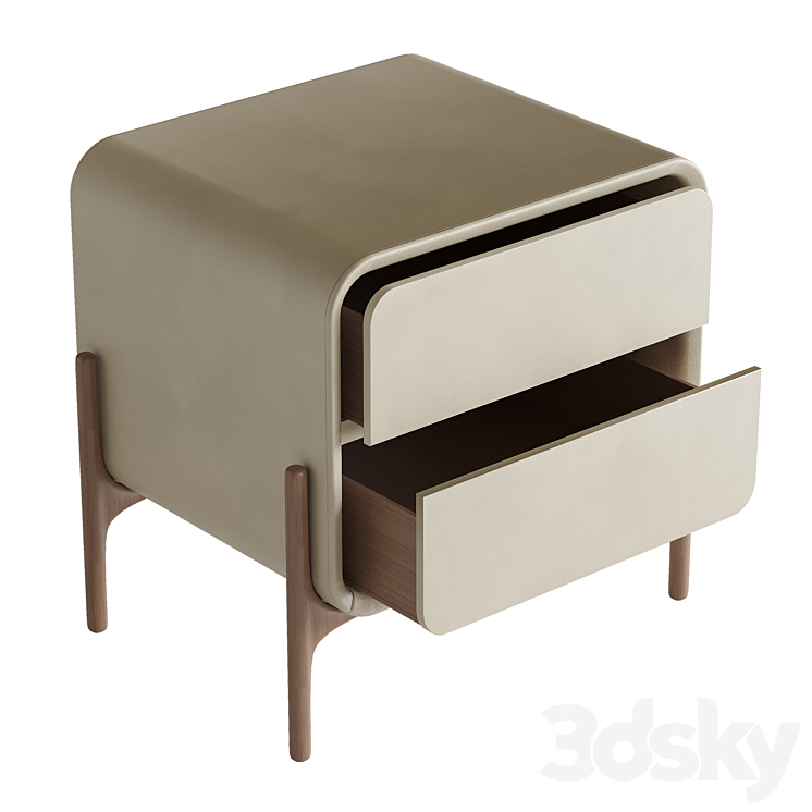 Modnodesign bedside table 3DS Max Model - thumbnail 2