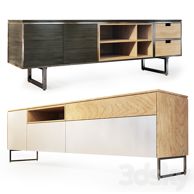 Moniz. Darwin. sideboard. tvstand by Xooon 3DSMax File - thumbnail 1