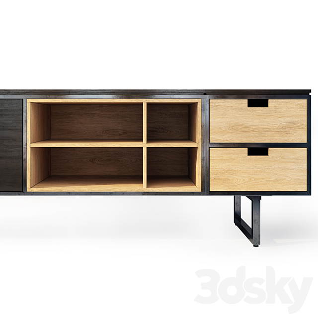 Moniz. Darwin. sideboard. tvstand by Xooon 3DSMax File - thumbnail 2