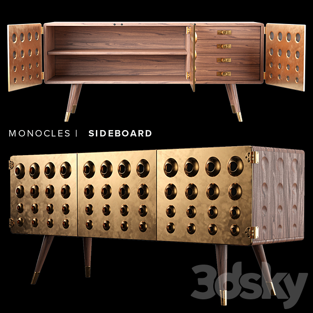 Monocles sideboard 3DSMax File - thumbnail 1