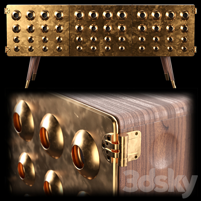 Monocles sideboard 3DSMax File - thumbnail 2