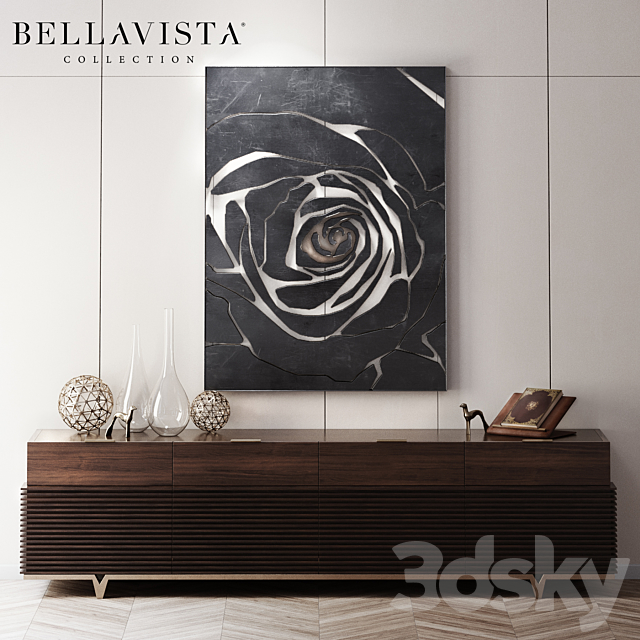 Montmartre Credenza by Bellavista Collection 3DSMax File - thumbnail 1