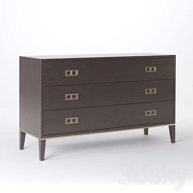 Morgan Chest of Drawers 3ds Max - thumbnail 1