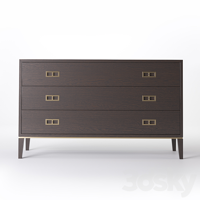 Morgan Chest of Drawers 3ds Max - thumbnail 2