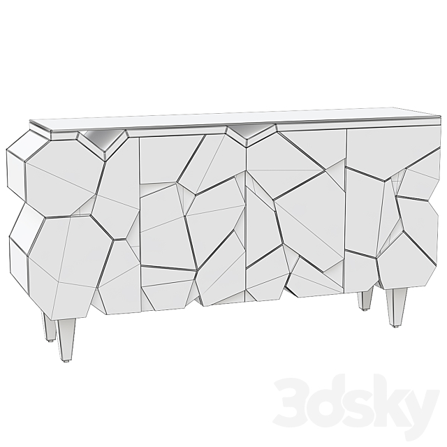 Mosaik Chest of drawers 3DSMax File - thumbnail 3