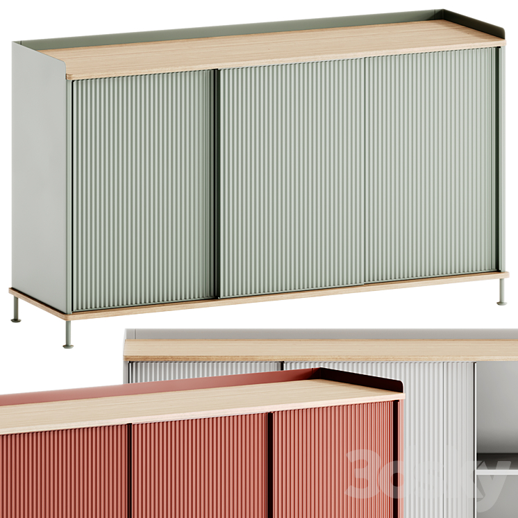 Muuto Enfold Sideboard Storage 3DS Max Model - thumbnail 1