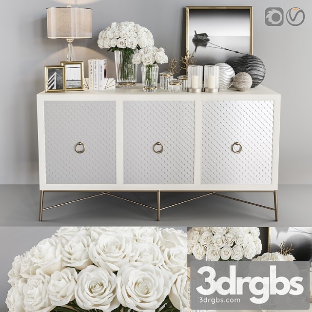 Neiman marcus sideboard set 001. - thumbnail 1