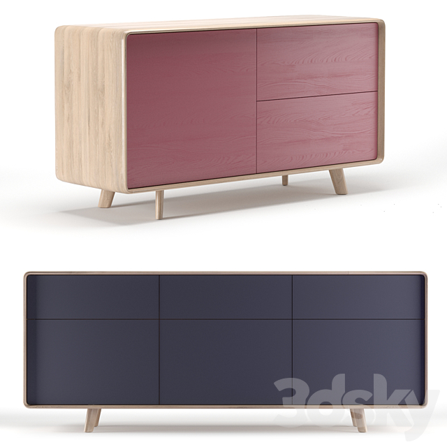 Neva Sideboard Artisan Set of 2 3DSMax File - thumbnail 1