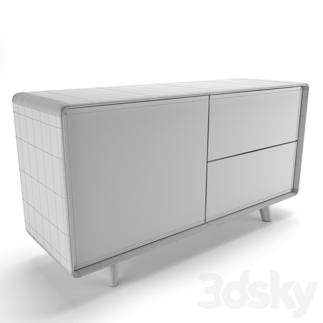 Neva Sideboard Artisan Set of 2 3DSMax File - thumbnail 3