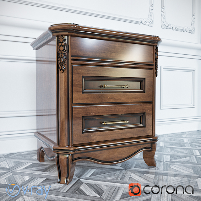 nightstand 3DSMax File - thumbnail 1