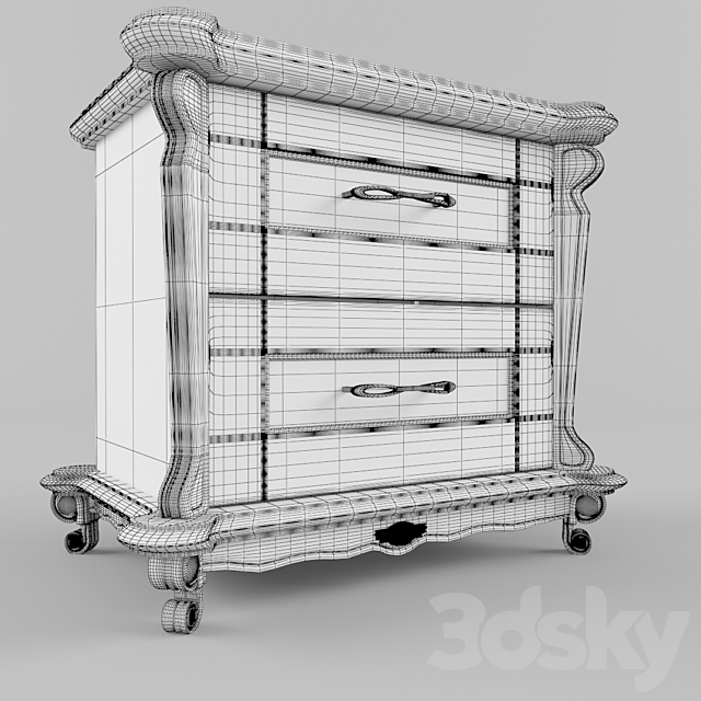 nightstand 3DSMax File - thumbnail 3