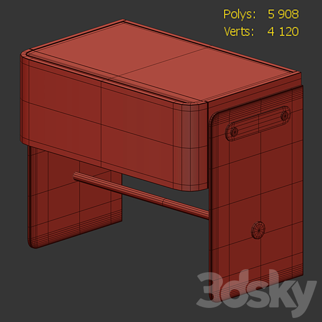 Nightstand hodge 3DSMax File - thumbnail 3