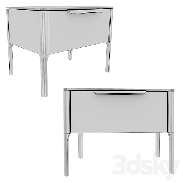 Nightstand MODIS Interiors from the LOUNGE collection 3DS Max Model - thumbnail 7