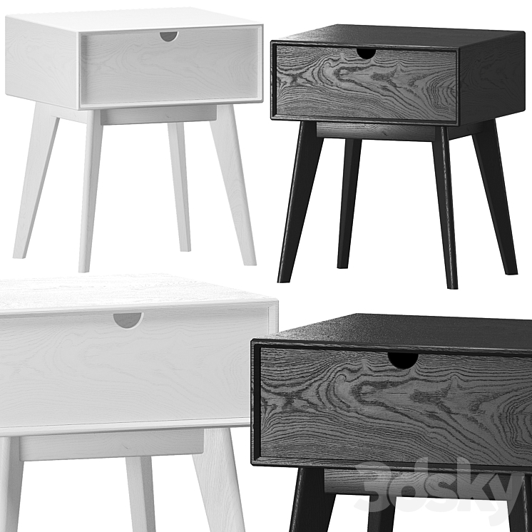 nightstand skog 3DS Max Model - thumbnail 1