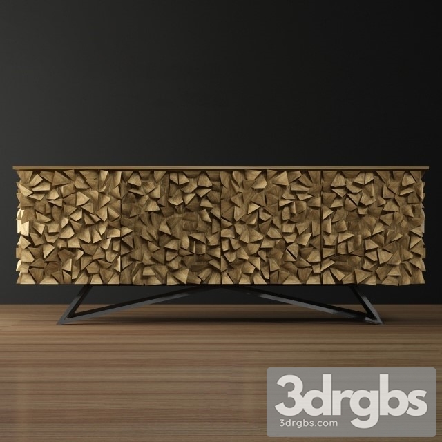 Noir New York Sideboard 3dsmax Download - thumbnail 1