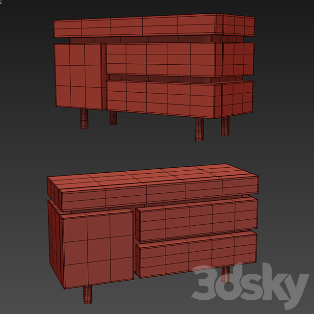 Noom Sideboard Gerrit CS1 3DSMax File - thumbnail 3