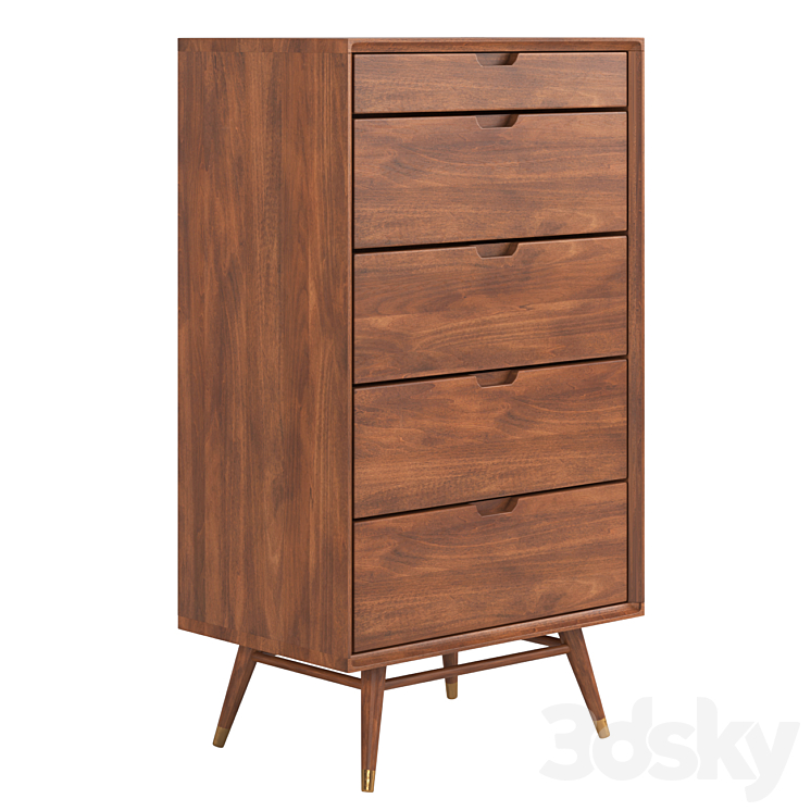 Nuevo Case Dresser Cabinet 3DS Max Model - thumbnail 1