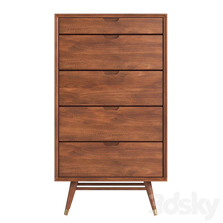 Nuevo Case Dresser Cabinet 3DS Max Model - thumbnail 2