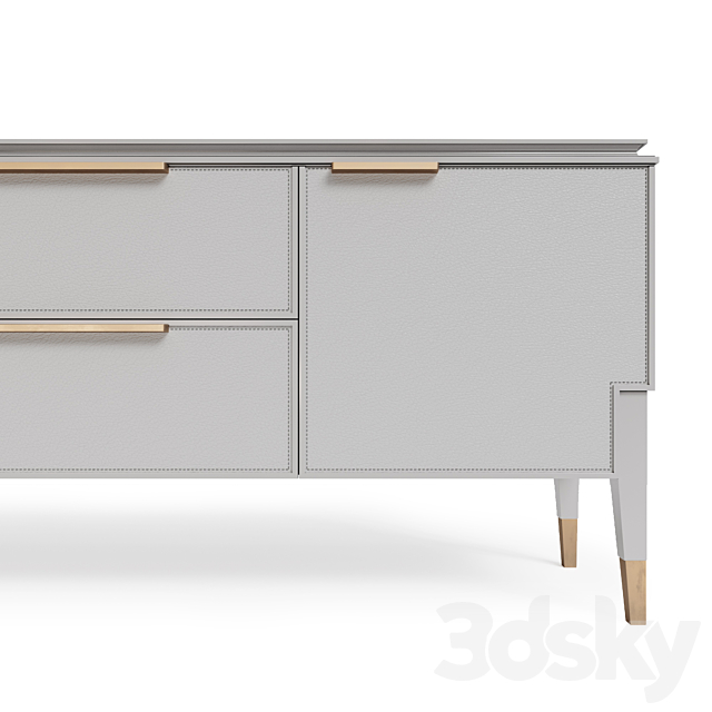 OAK – CASTELLO Sideboard 3DSMax File - thumbnail 2