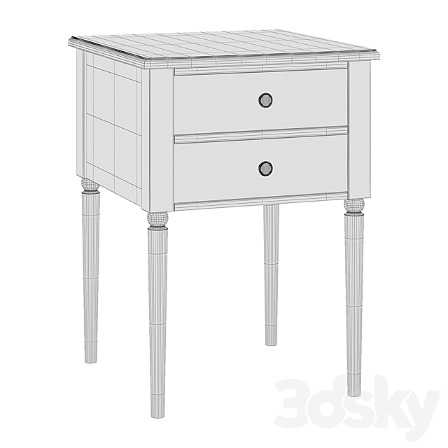 OGOGO Situation! Bedside table Blues 3DS Max Model - thumbnail 4