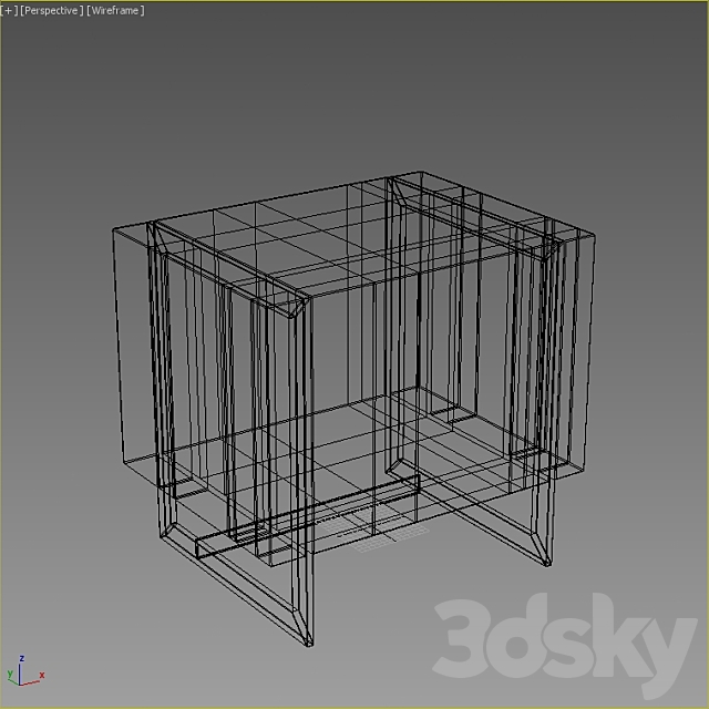 Olsen bedside table. The werby 3DS Max Model - thumbnail 3