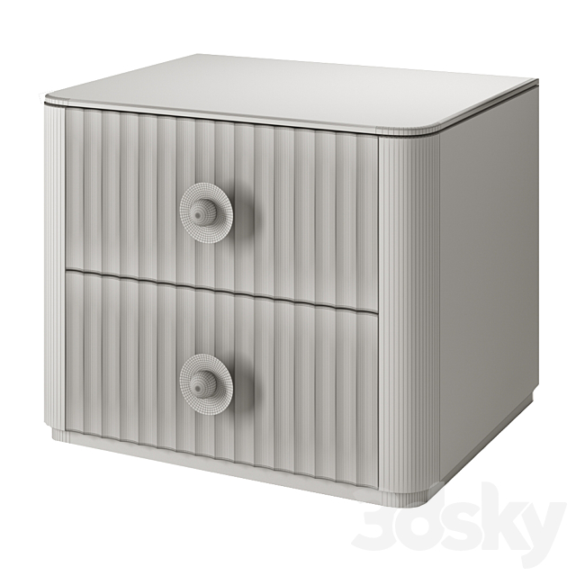 OM Bedside table Twiggy | DECOTEKA 3DS Max Model - thumbnail 3