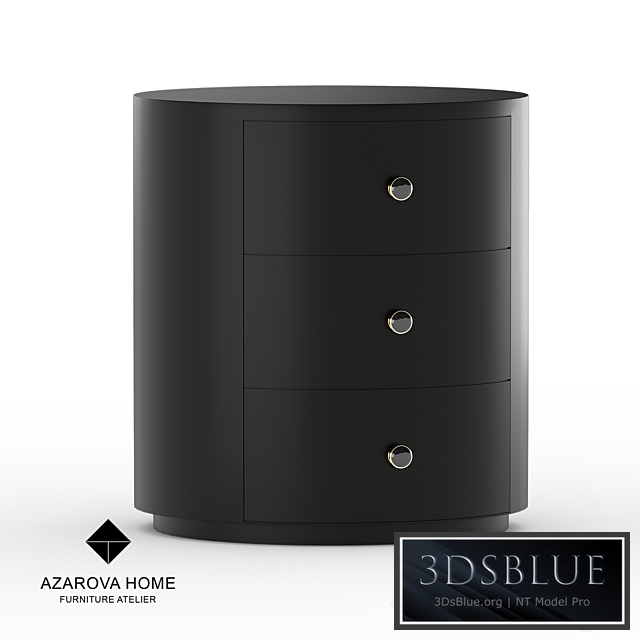 OM Curbstone Azarova Home bedside table Miro 3DS Max - thumbnail 3