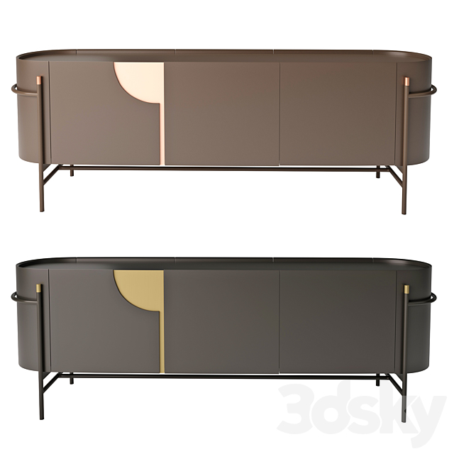 ORFEO sideboards Natuzzi Italia 3DSMax File - thumbnail 2