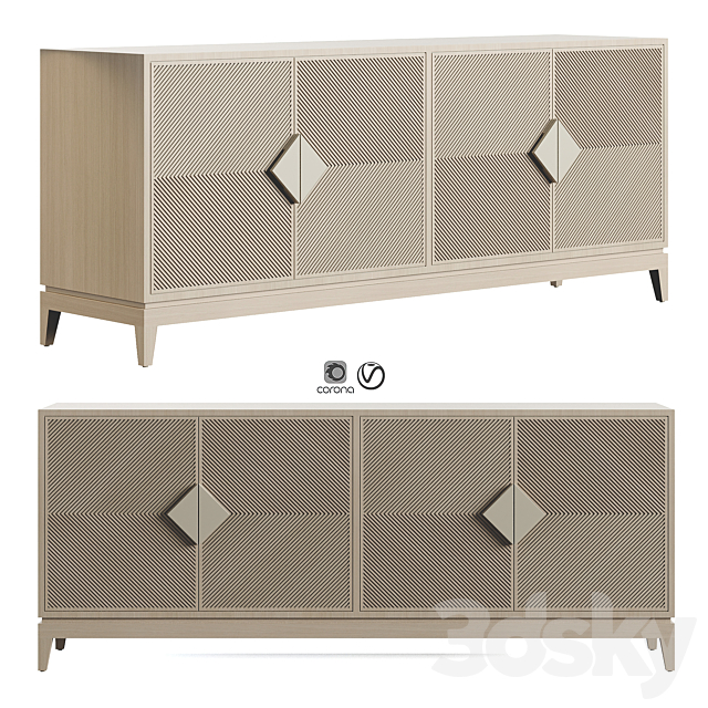 Palacek Sloane Sideboard 3ds Max - thumbnail 1