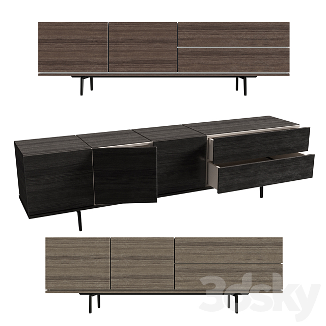 Papadatos Twist H sideboard 3DSMax File - thumbnail 2