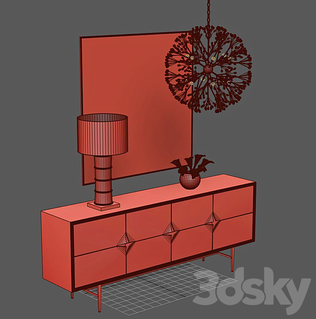 Pared Sideboard 3DSMax File - thumbnail 3