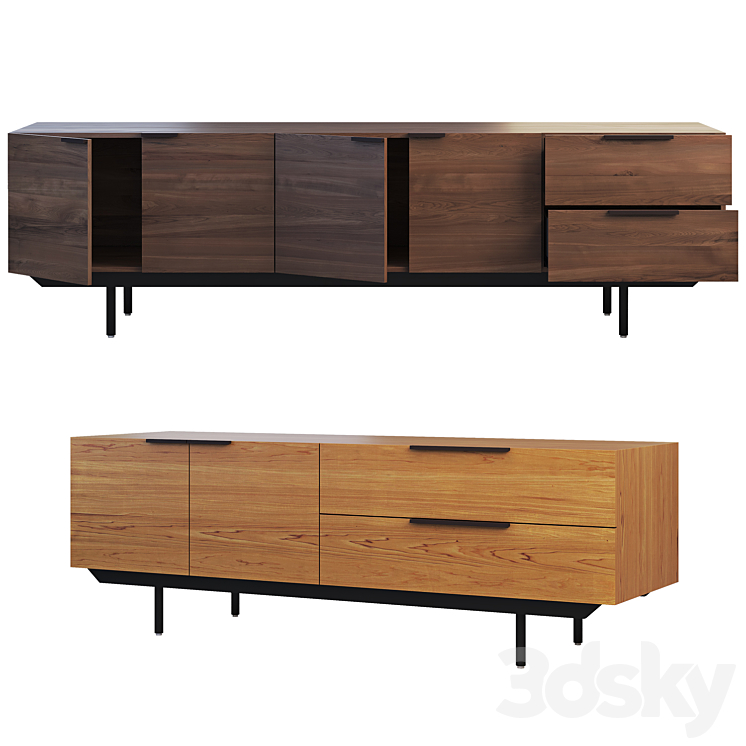 Pastoe Frame Style Sideboard (2 options) 3DS Max - thumbnail 1