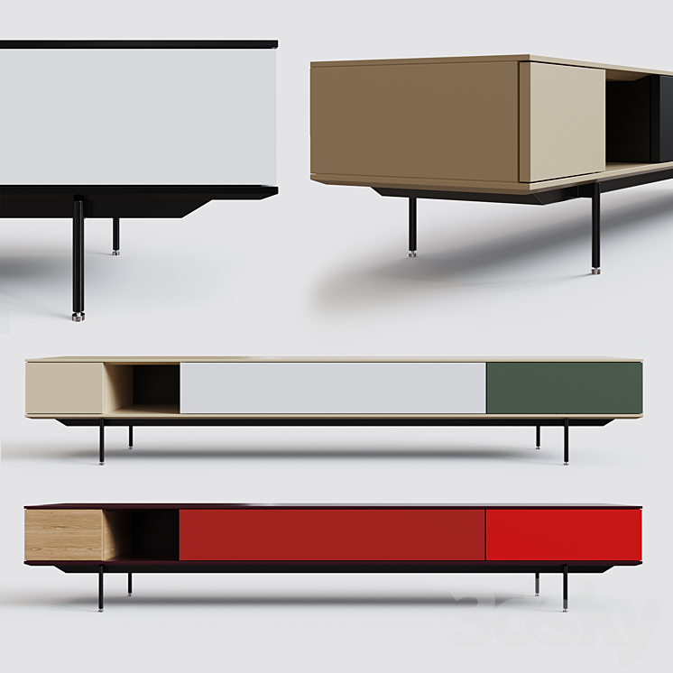 Pastoe Landscape sideboard1 3DS Max - thumbnail 1