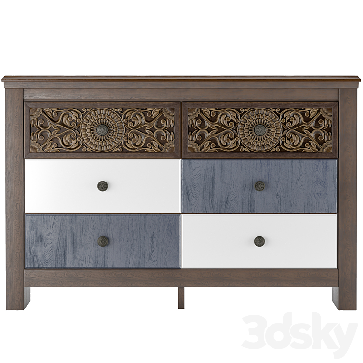 Paxberry Dresser Oka 3DS Max Model - thumbnail 1