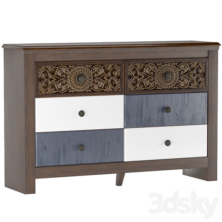 Paxberry Dresser Oka 3DS Max Model - thumbnail 2