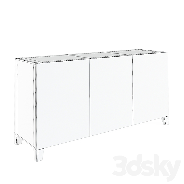 Peacock Entertainment Console by Bernhardt. 3DSMax File - thumbnail 3