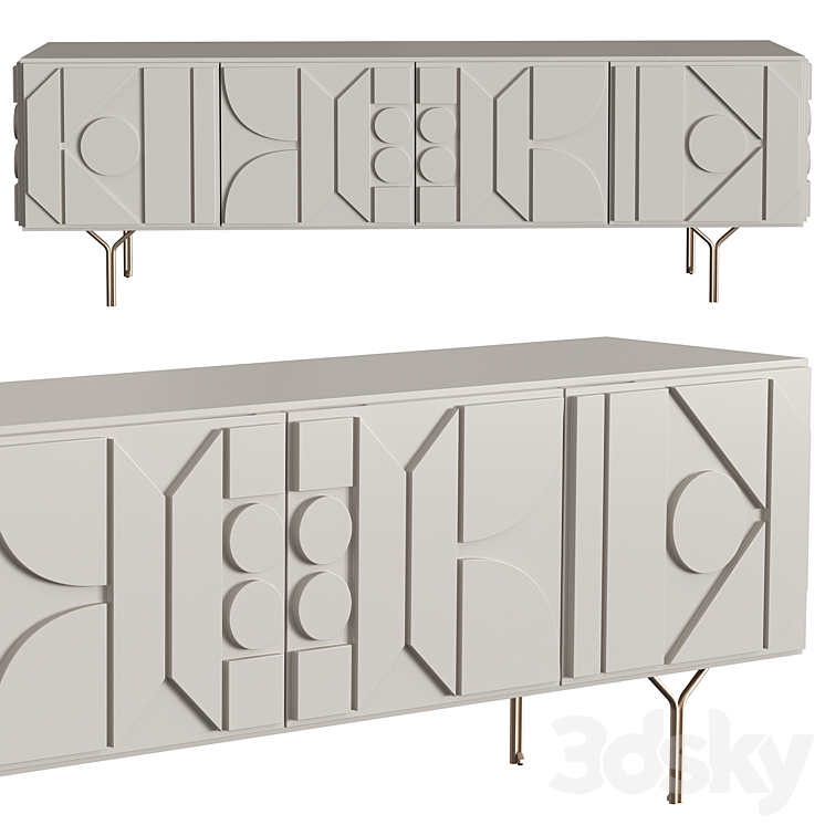 Pictograph Media Console (Eglo) 3DS Max - thumbnail 2