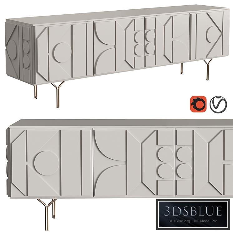 Pictograph Media Console (Eglo) 3DS Max - thumbnail 3